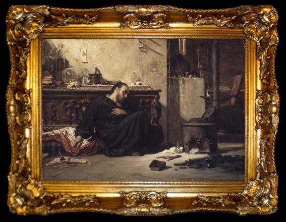 framed  Elihu Vedder The Dead Alchemist, ta009-2